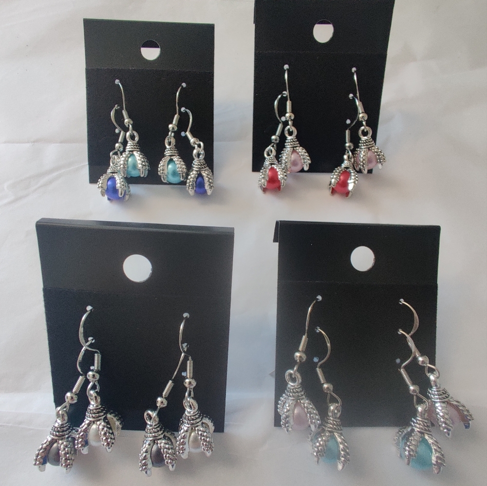 🆕 Dragon Claw Hand crafted Earrings: 2 pairs (2 packs/$15)
